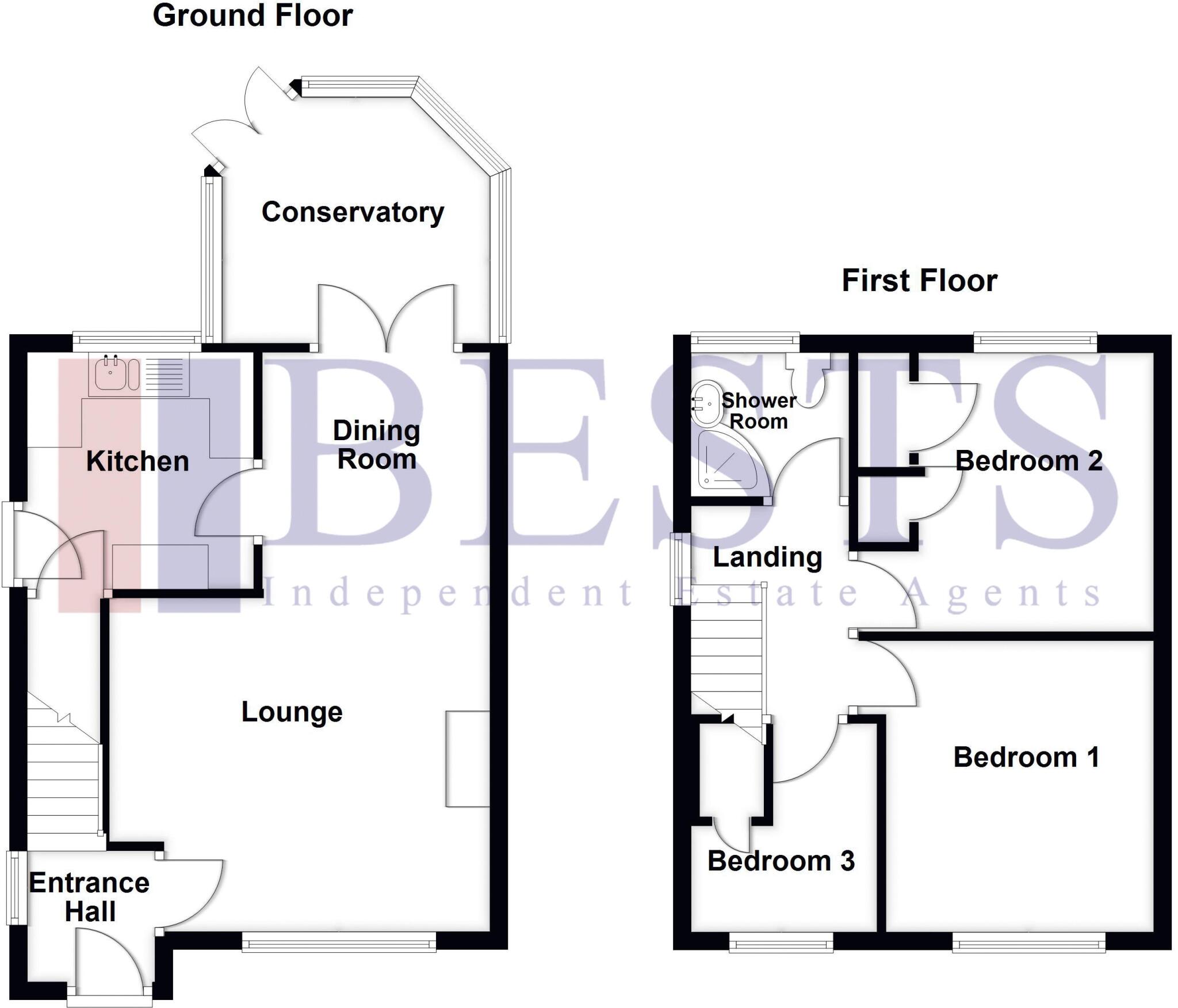 Troutbeck Close, Cloughwood, Runcorn floorplan