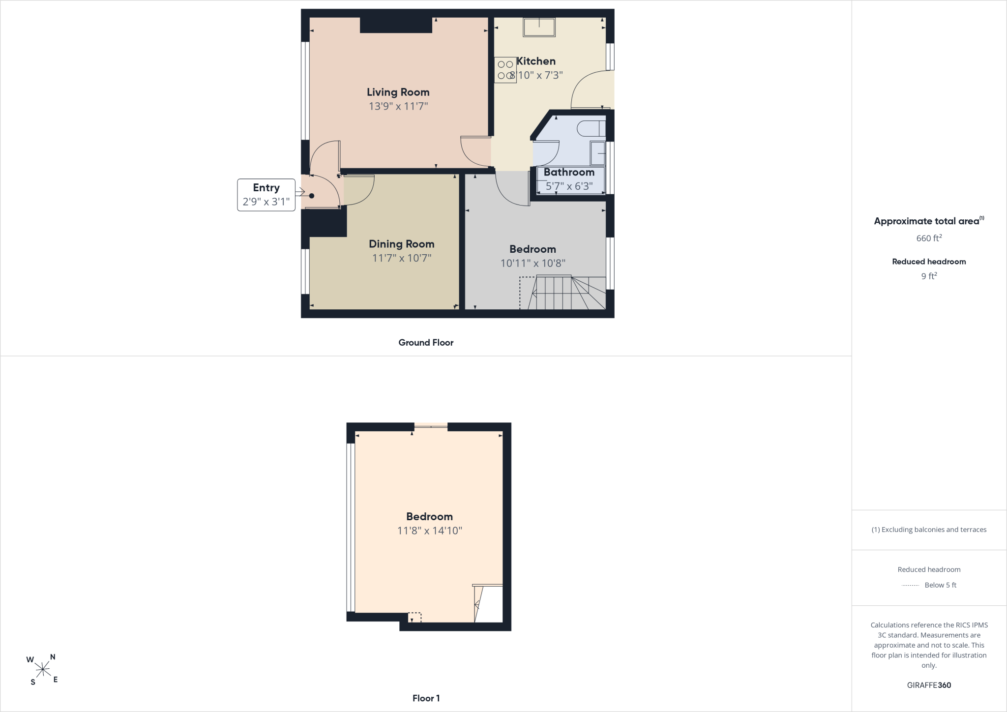 West Acre, Consett, Durham floorplan