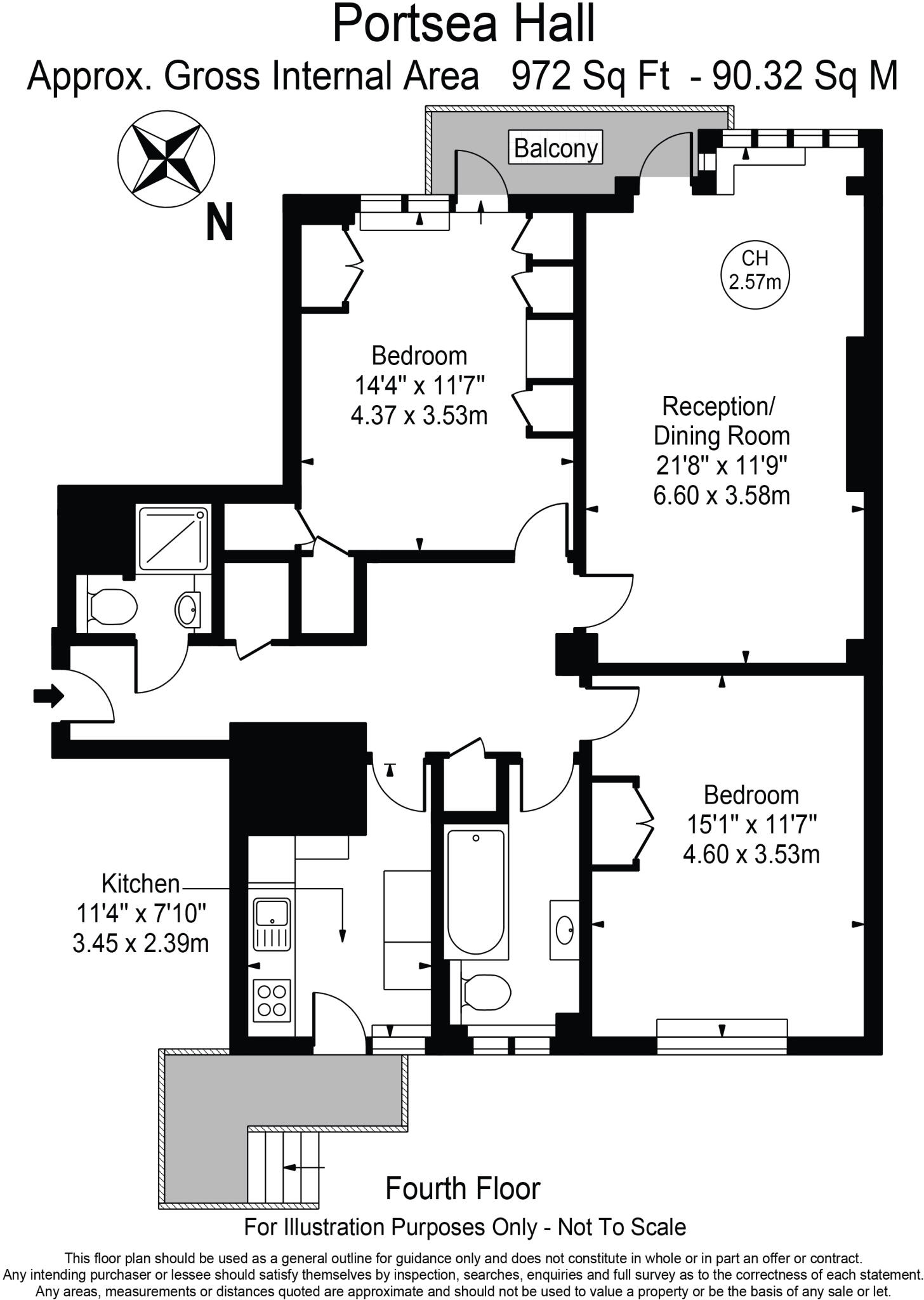 Portsea Place, Hyde Park, London, W2 floorplan