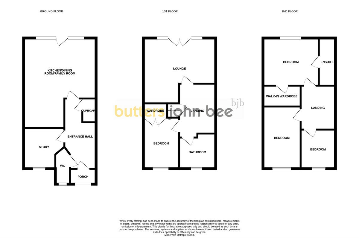 Sutton Close, Nantwich floorplan