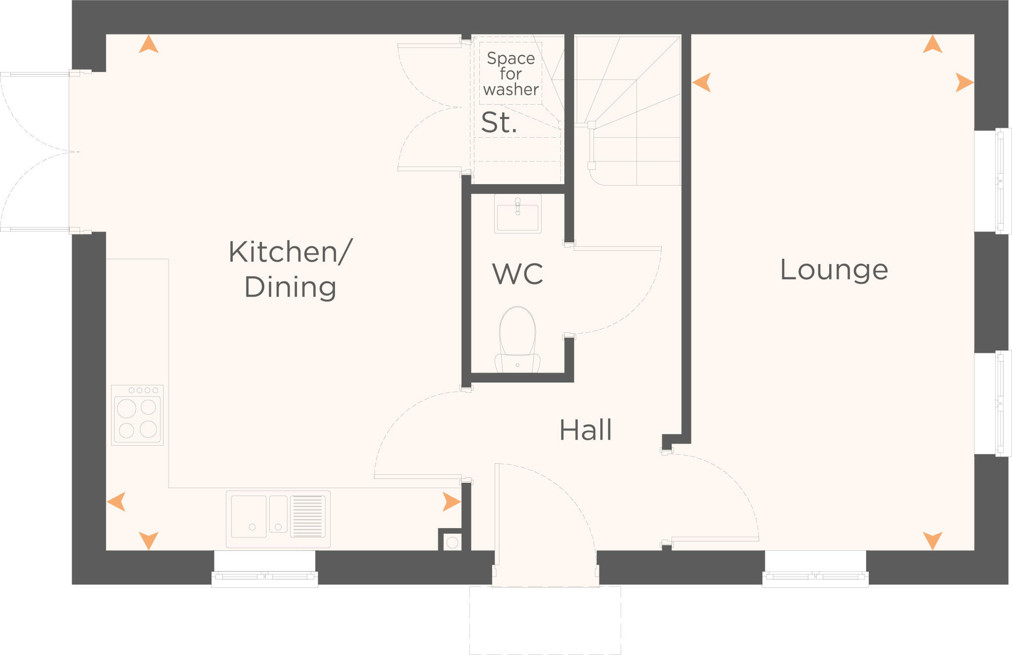 Ratby, 
Leicestershire, 
LE6 0LS floorplan