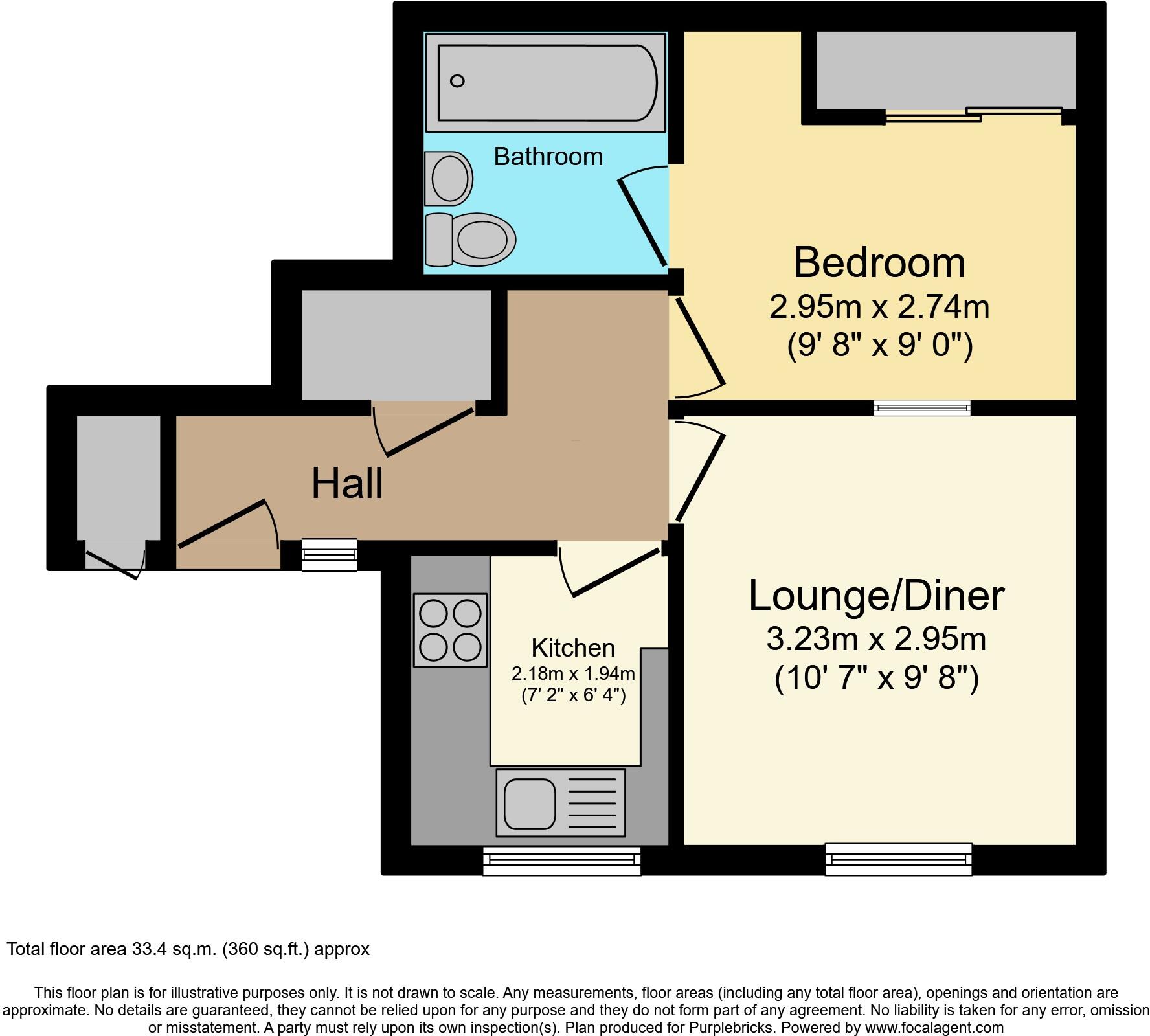Grove Place, Southampton, SO19 floorplan