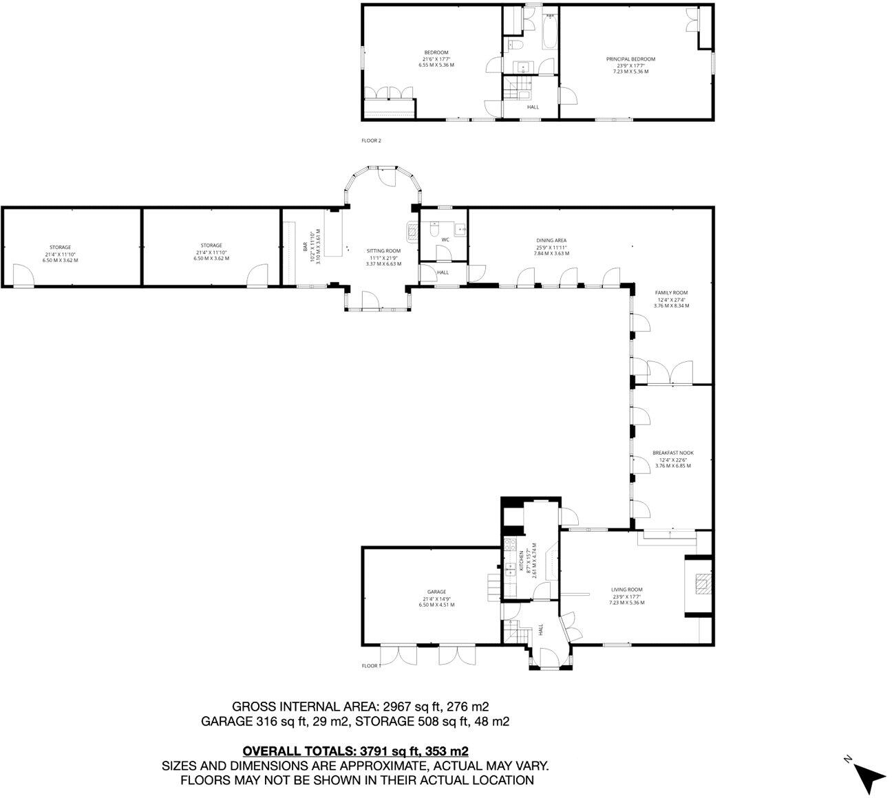 Higham Bury, Pulloxhill, Bedfordshire, MK45 floorplan