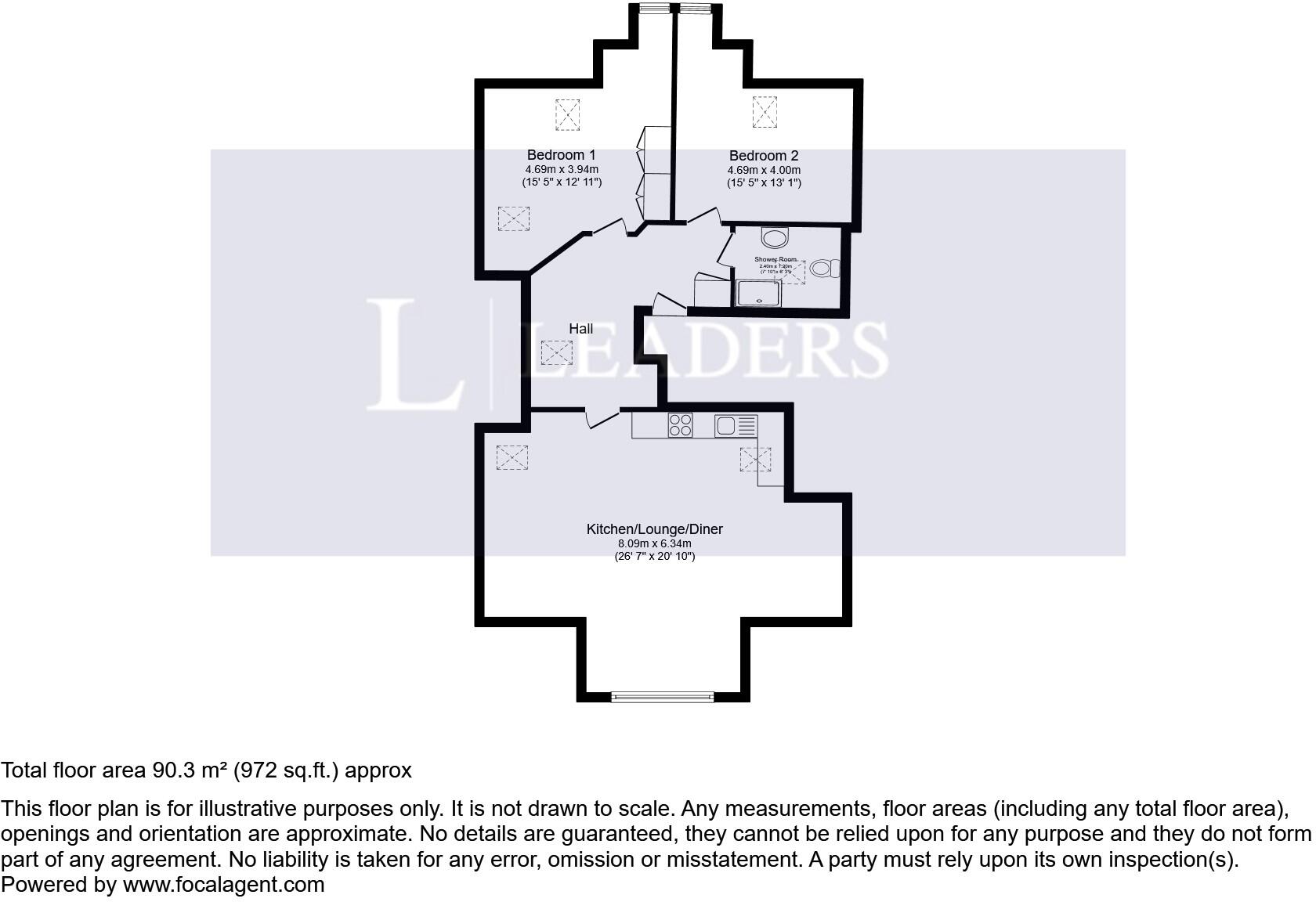 Sea View Road, Poole floorplan