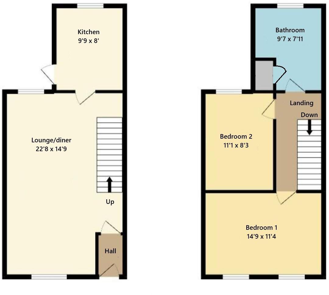 Clifton Street, Cardiff floorplan