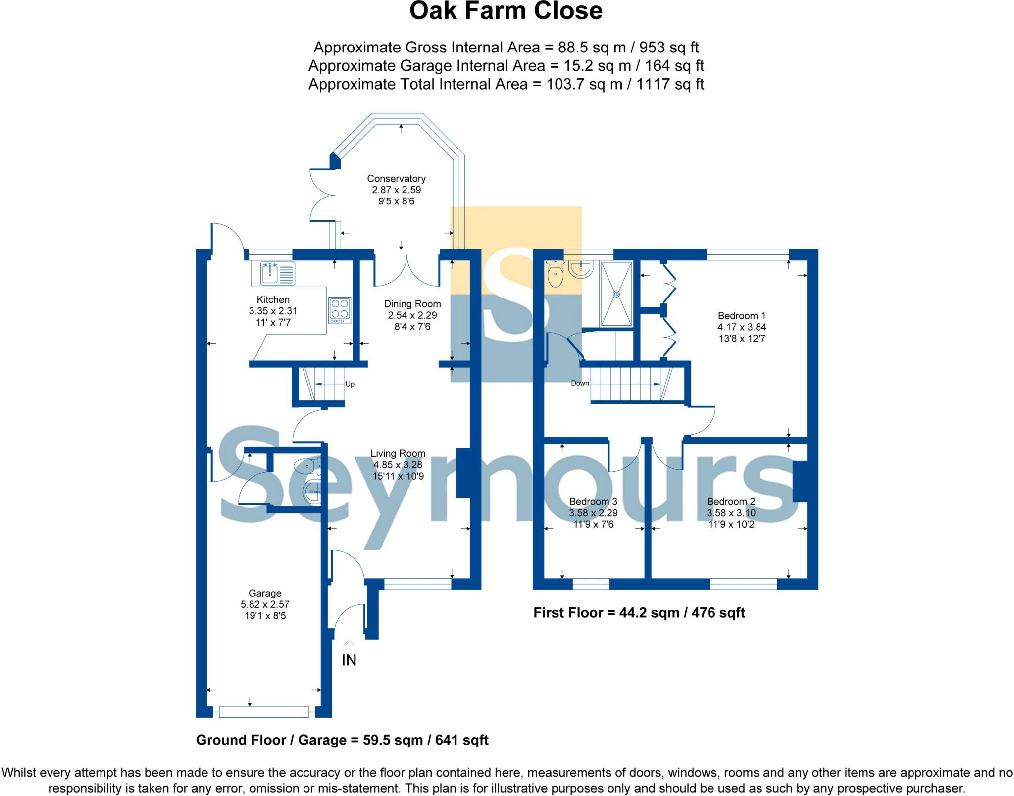 Oak Farm Close, Blackwater, Camberley floorplan