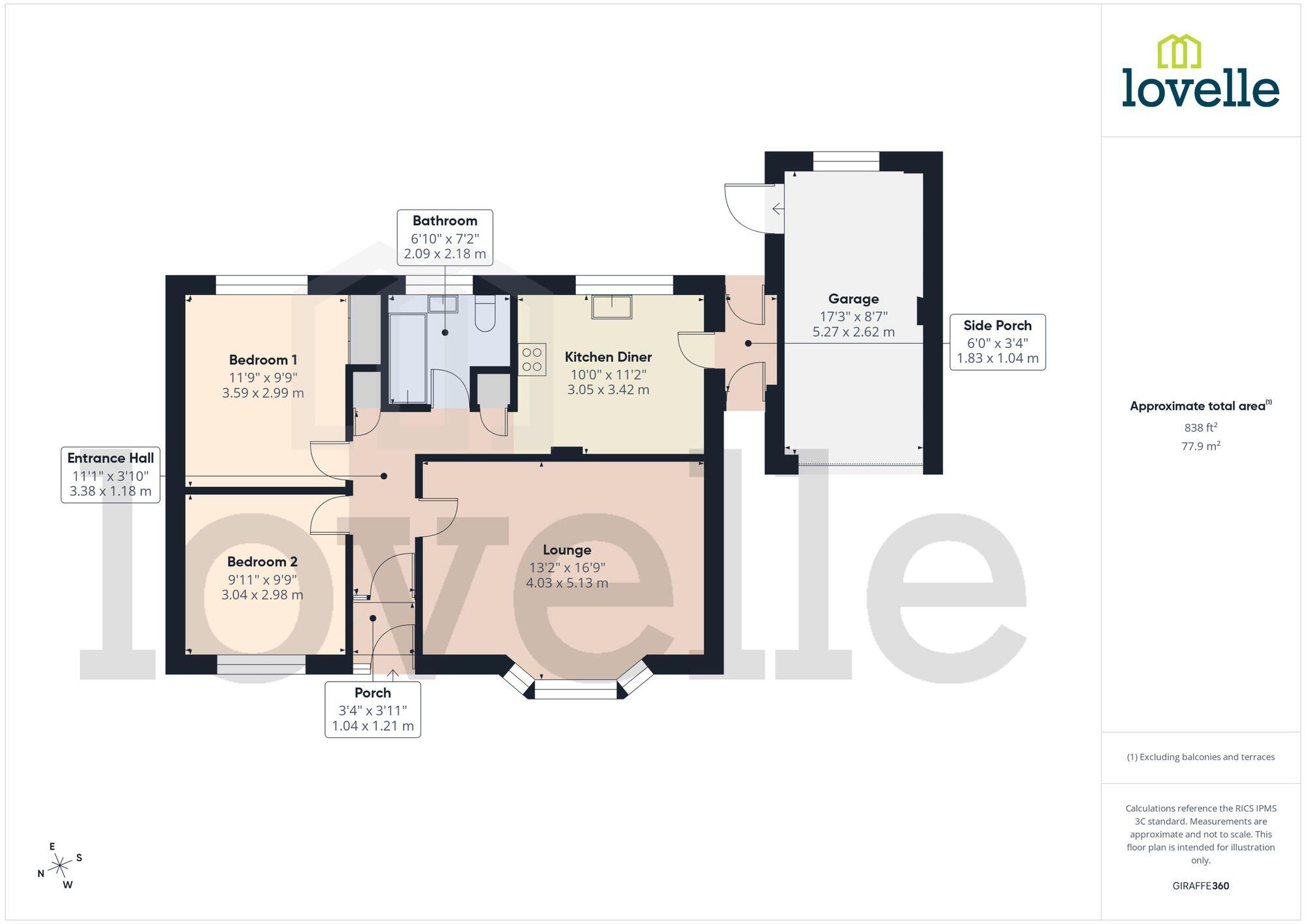 Orchard Way, Market Rasen, LN8 floorplan