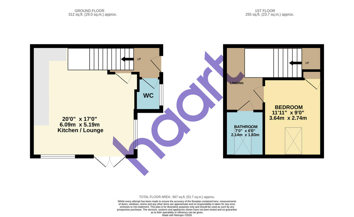 Chester Mews, Luton floorplan