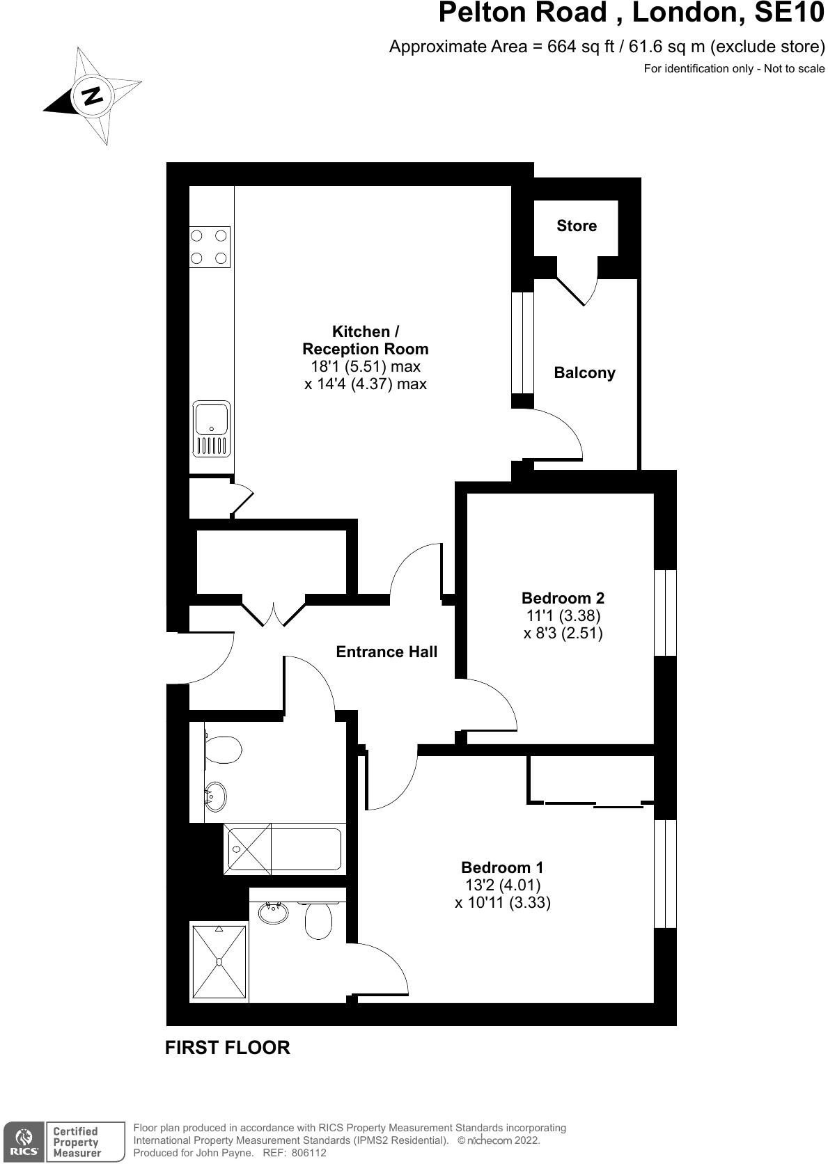 Pelton Road London SE10 floorplan