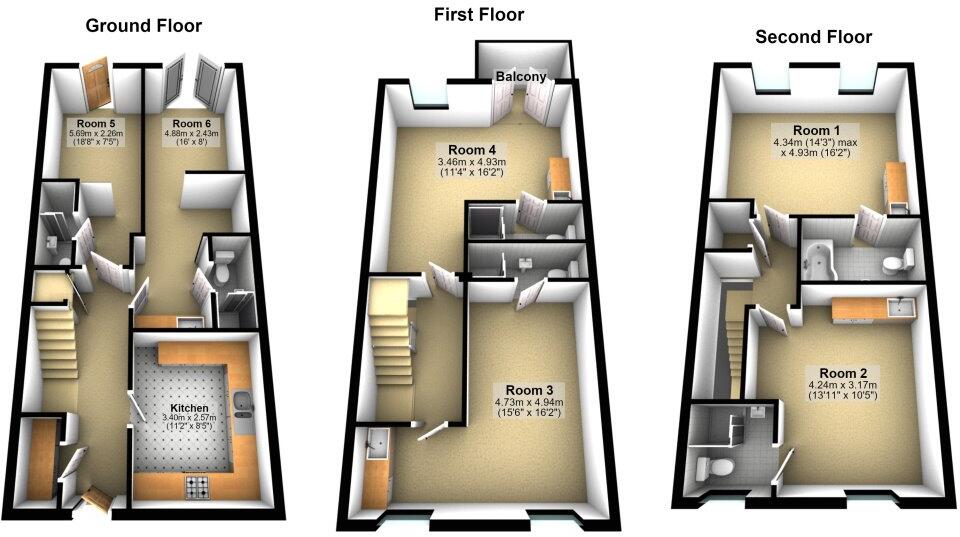 Boleyn Avenue, Peterborough floorplan