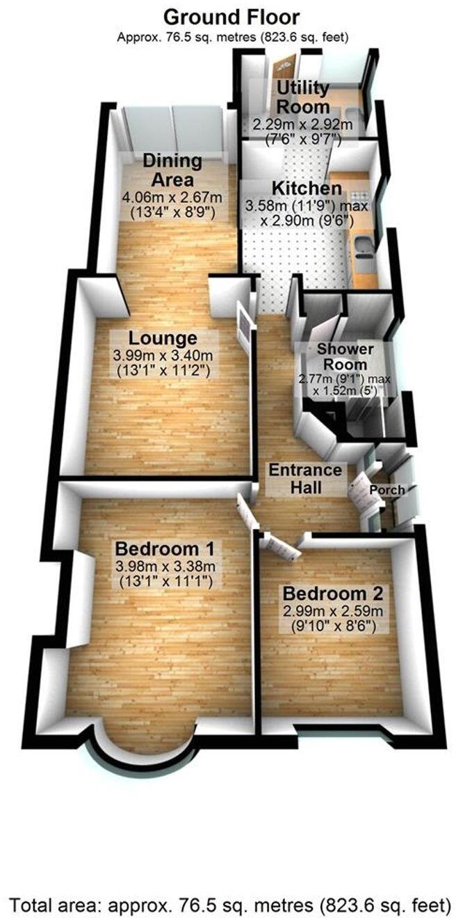 Oxford Street, Finedon, NN9 floorplan