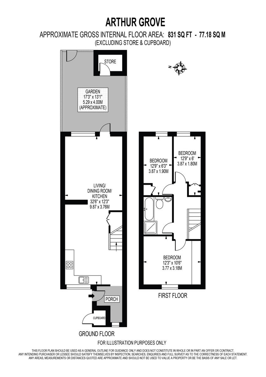 Arthur Grove, Woolwich floorplan