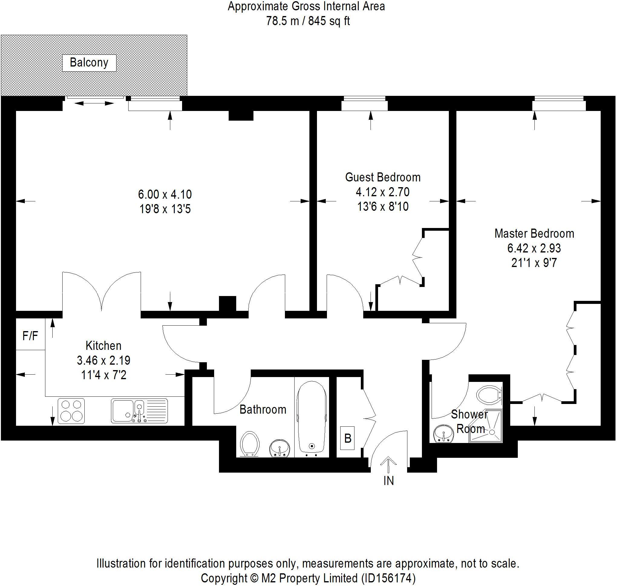 RIVERSIDE WEST, SMUGGLERS WAY, SW18 floorplan
