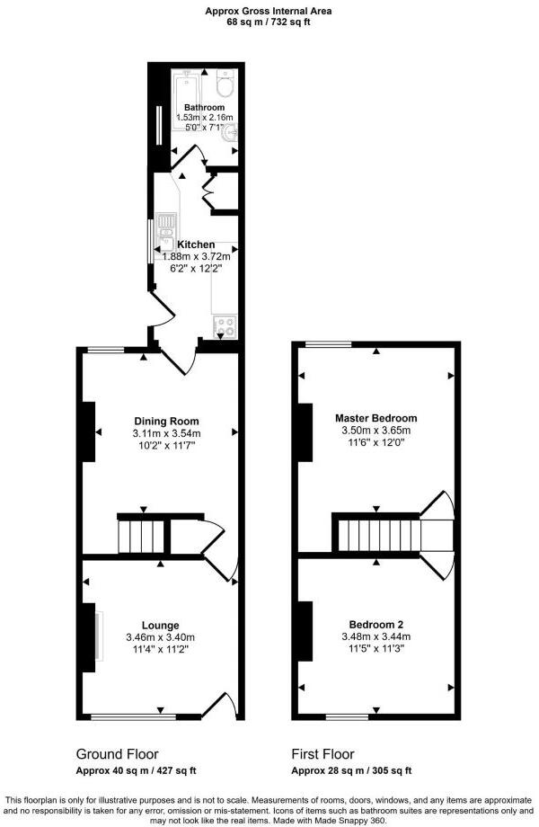 787 London Road, Stoke-On-Trent, Staffordshire, ST4 5NZ floorplan