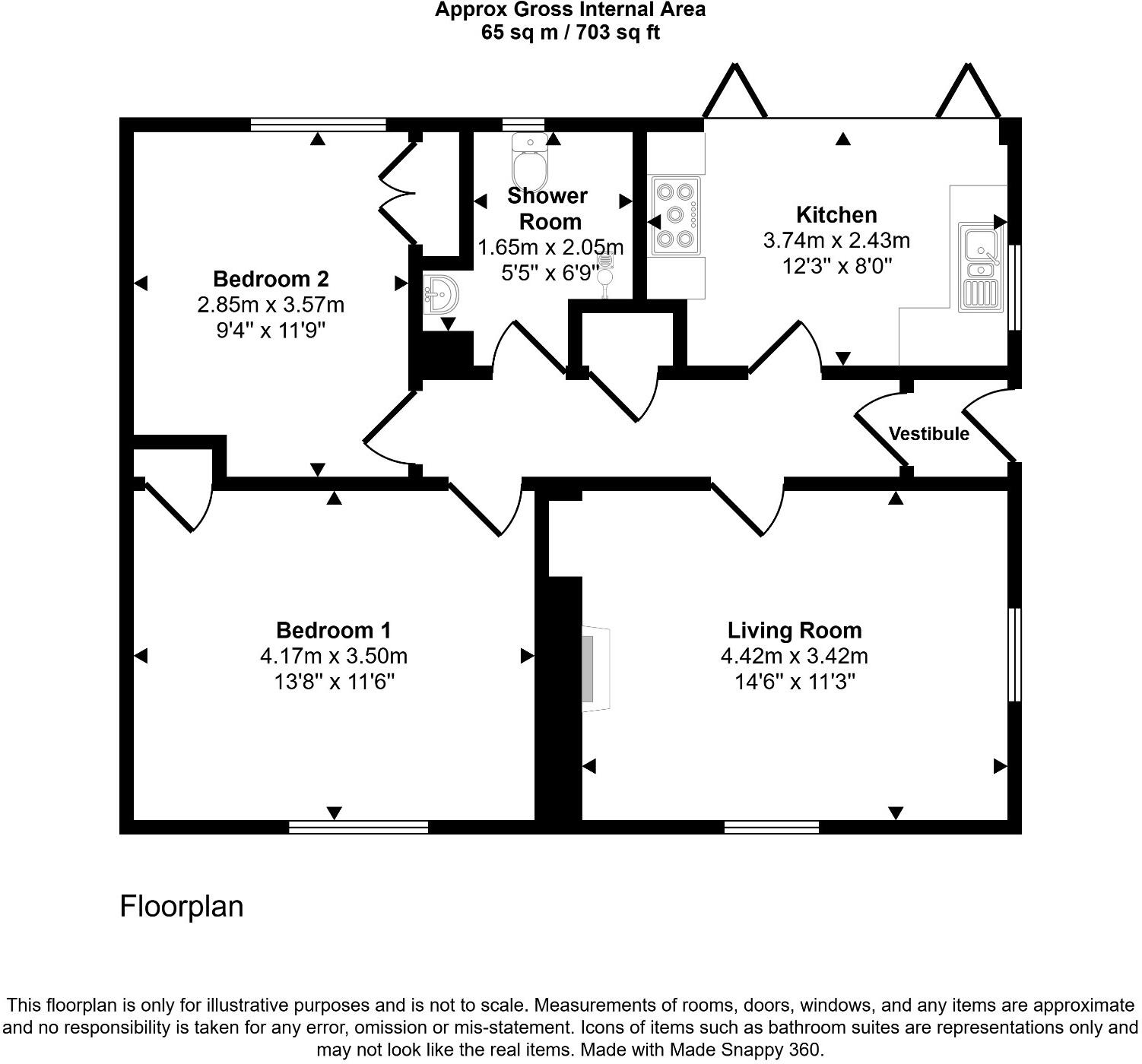 3 Knockavalley, Golf Course Road, Girvan, Ayrshire, KA26 9HZ floorplan