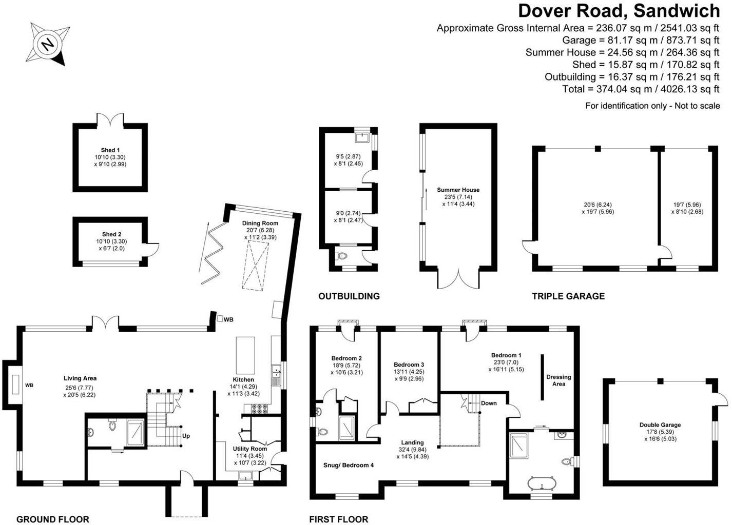Dover Road, Sandwich, Kent floorplan