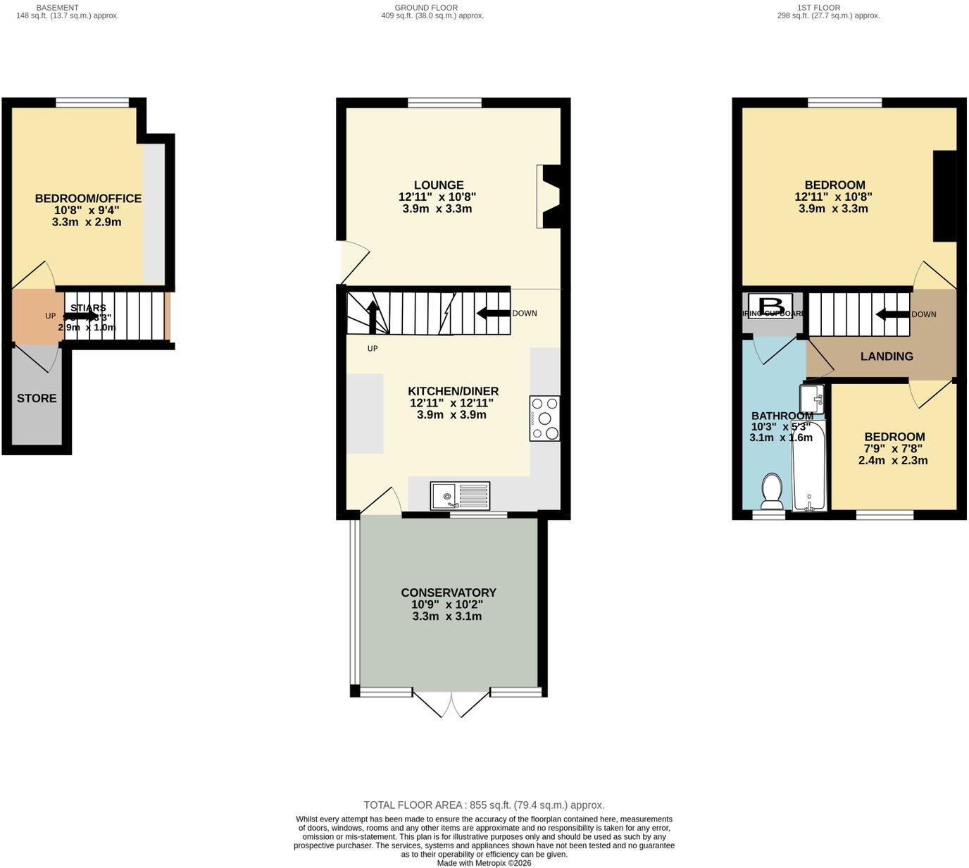 Church Lane, Ripple, Deal, CT14 8JJ floorplan