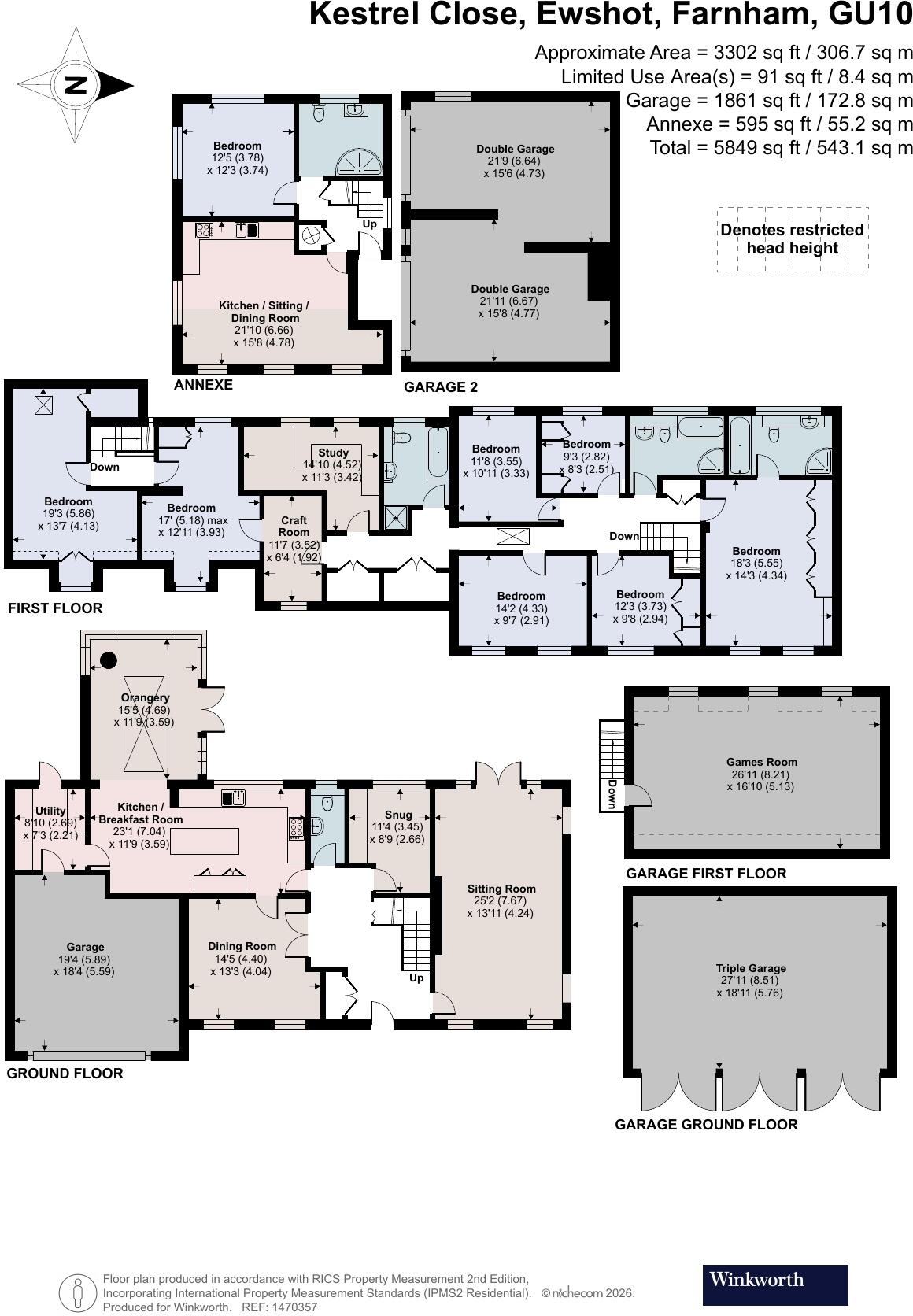 Kestrel Close, Ewshot, Farnham, GU10 floorplan