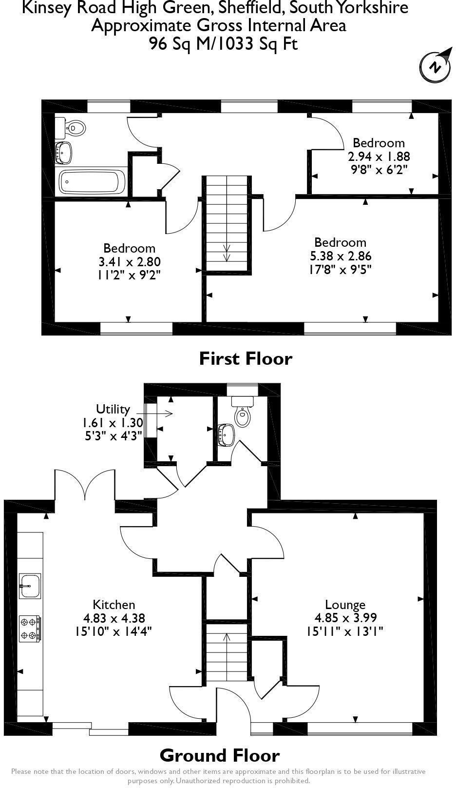 Kinsey Road, High Green, Sheffield, S35 floorplan