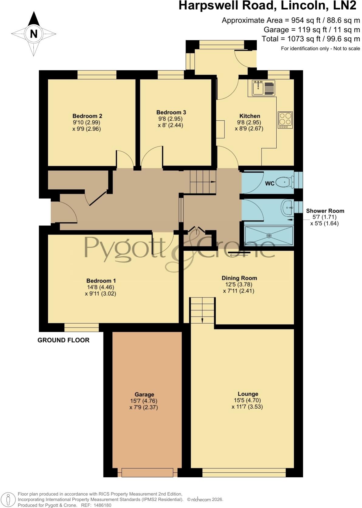 Harpswell Road, Lincoln, Lincolnshire, LN2 floorplan