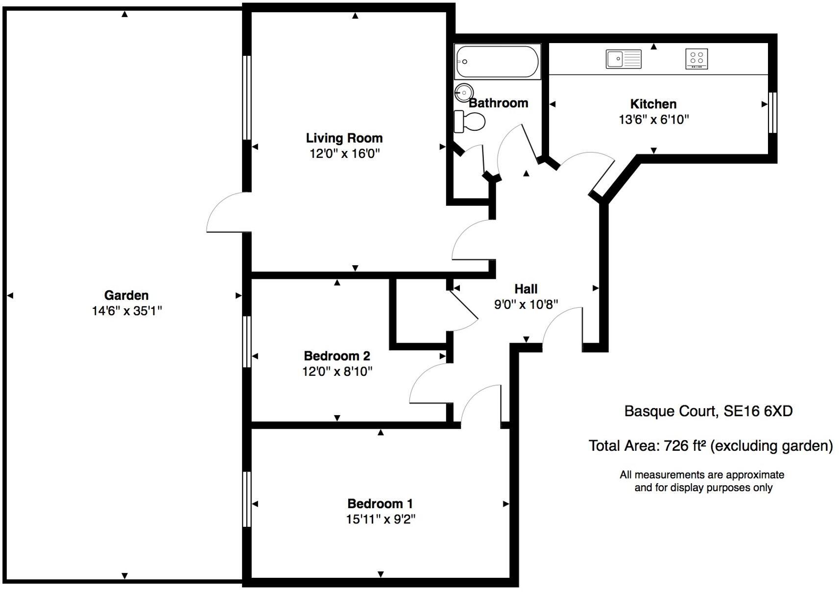 Garter Way, Basque Court Garter Way, SE16 floorplan