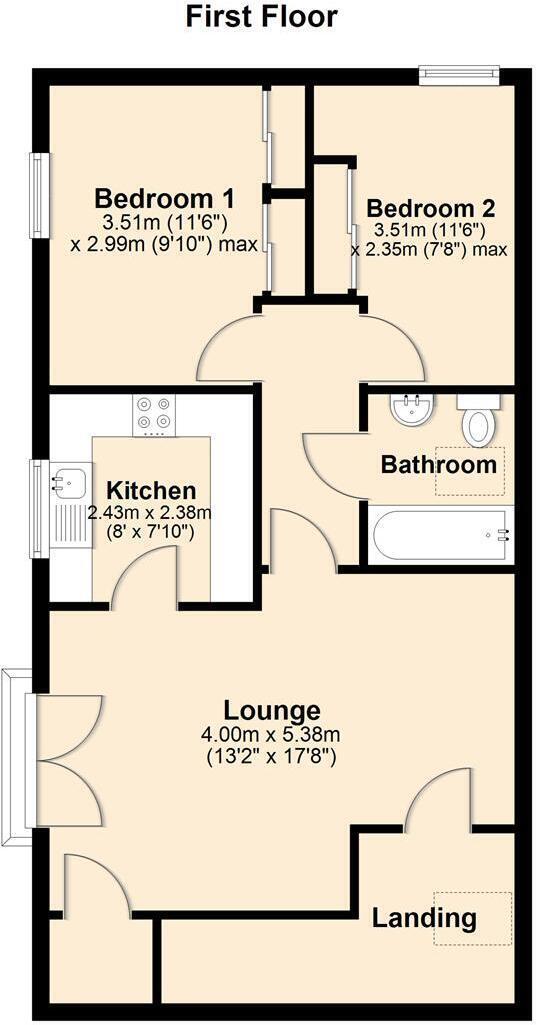 New Forest Way, Kingswood, Hull, East Riding of Yorkshire, HU7 3FX floorplan