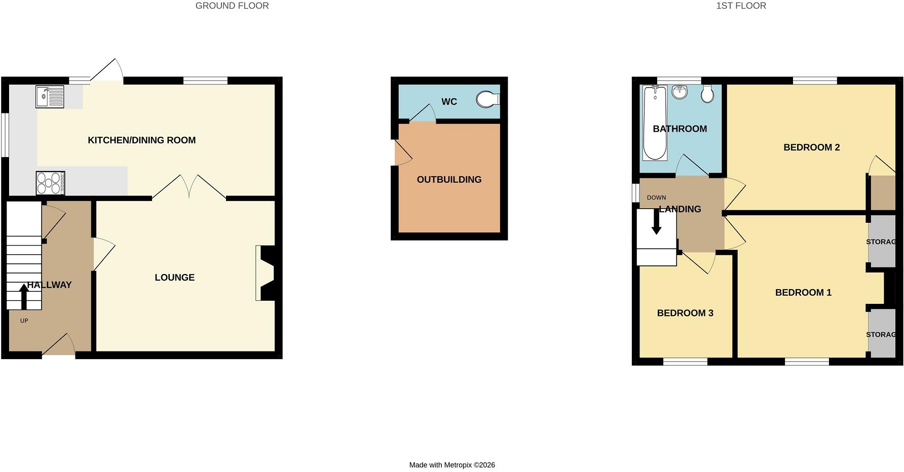 Green Lane, Caldicot, Mon. NP26 4HD floorplan