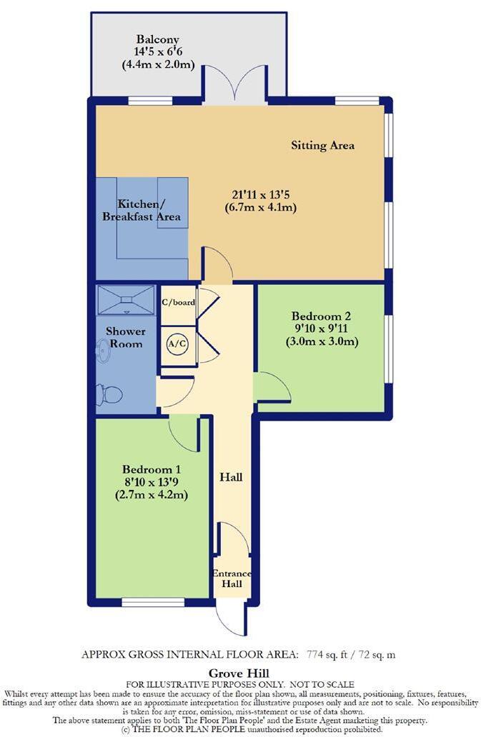 Grove Hill Close, Emmer Green, Reading floorplan