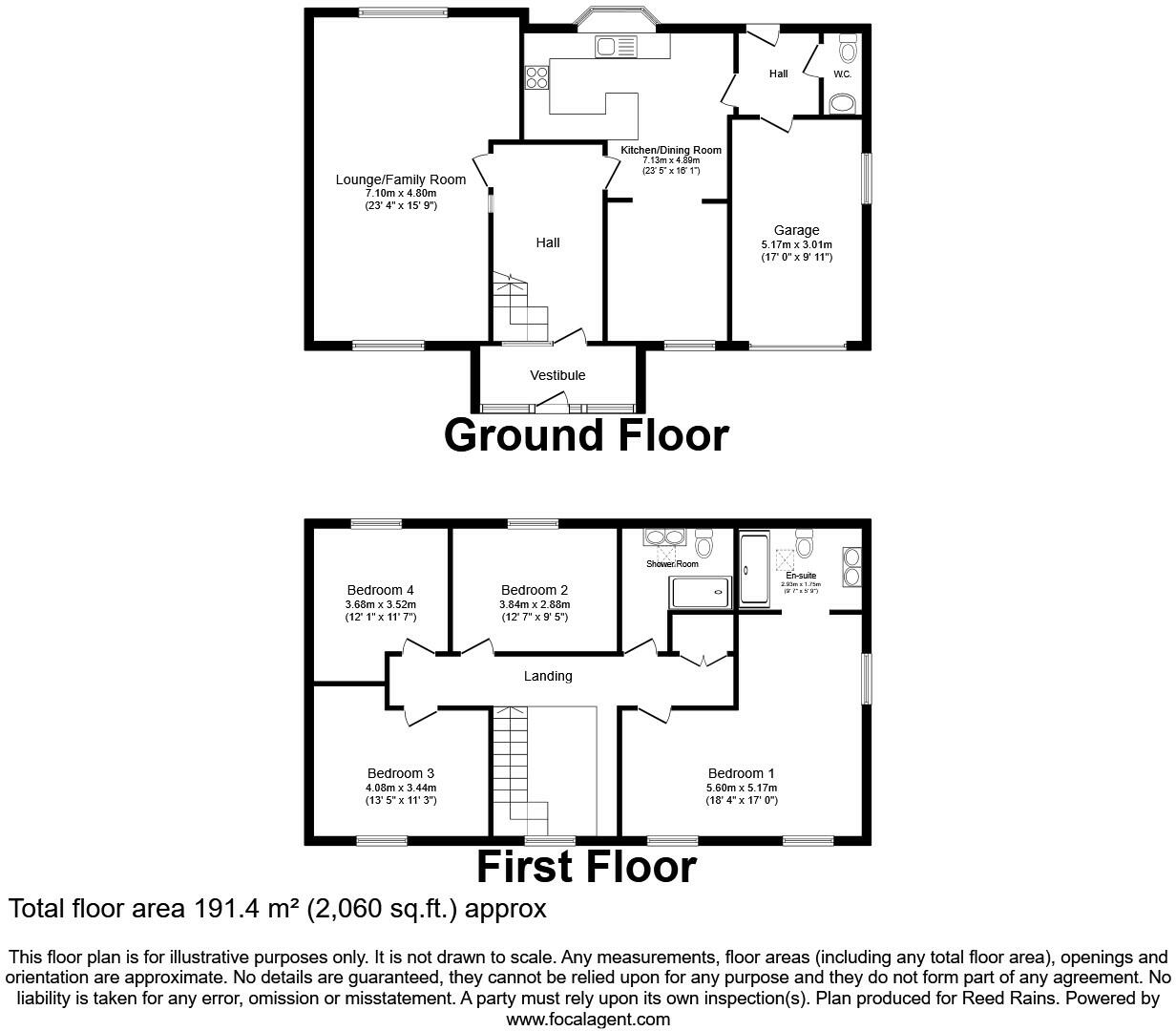 Eidsforth Lane, Barnacre, Preston, Lancashire, PR3 floorplan