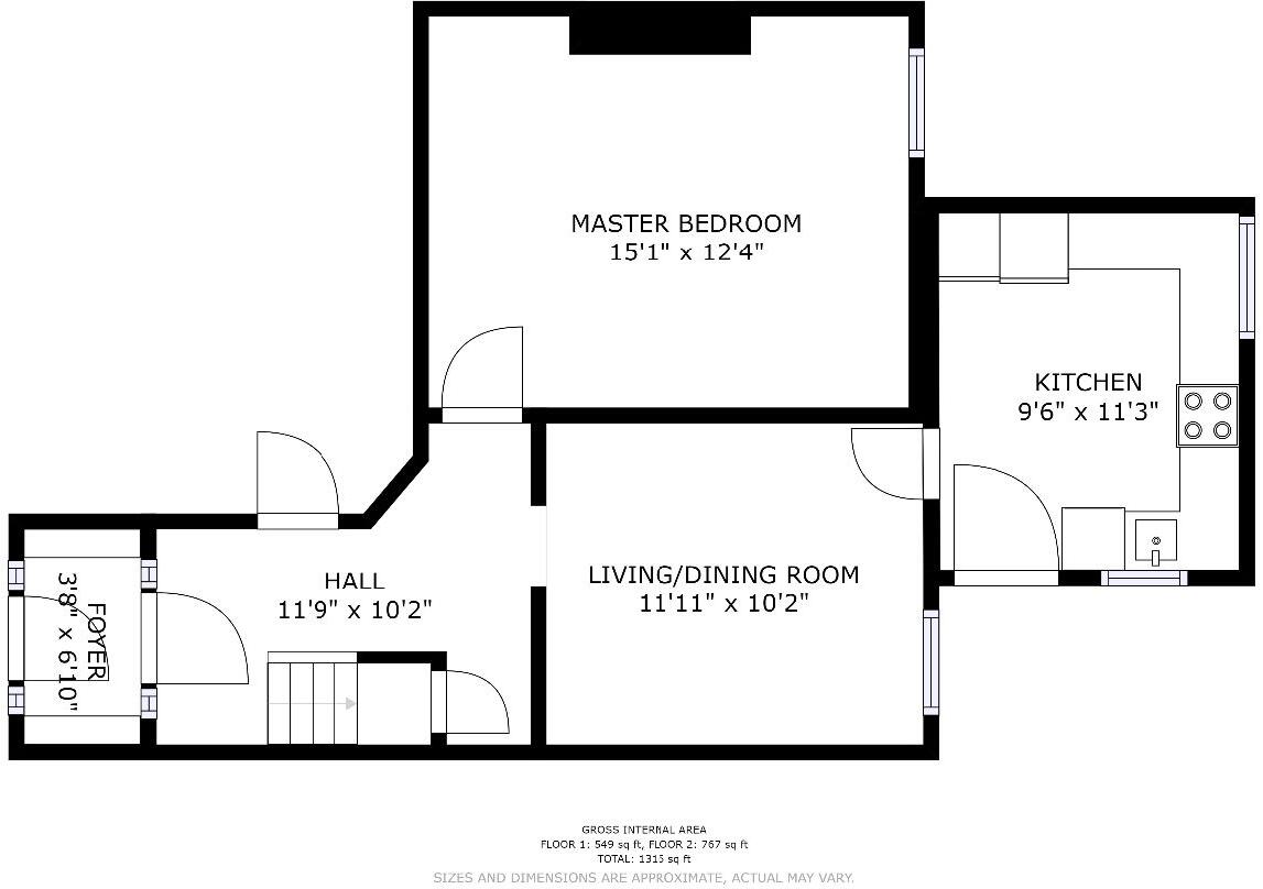 5 Bedroom, Ferndale Road floorplan