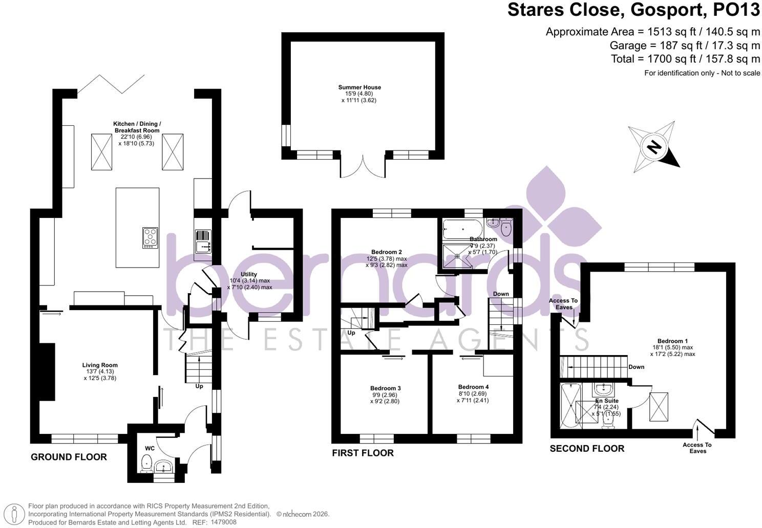 Stares Close, Gosport floorplan