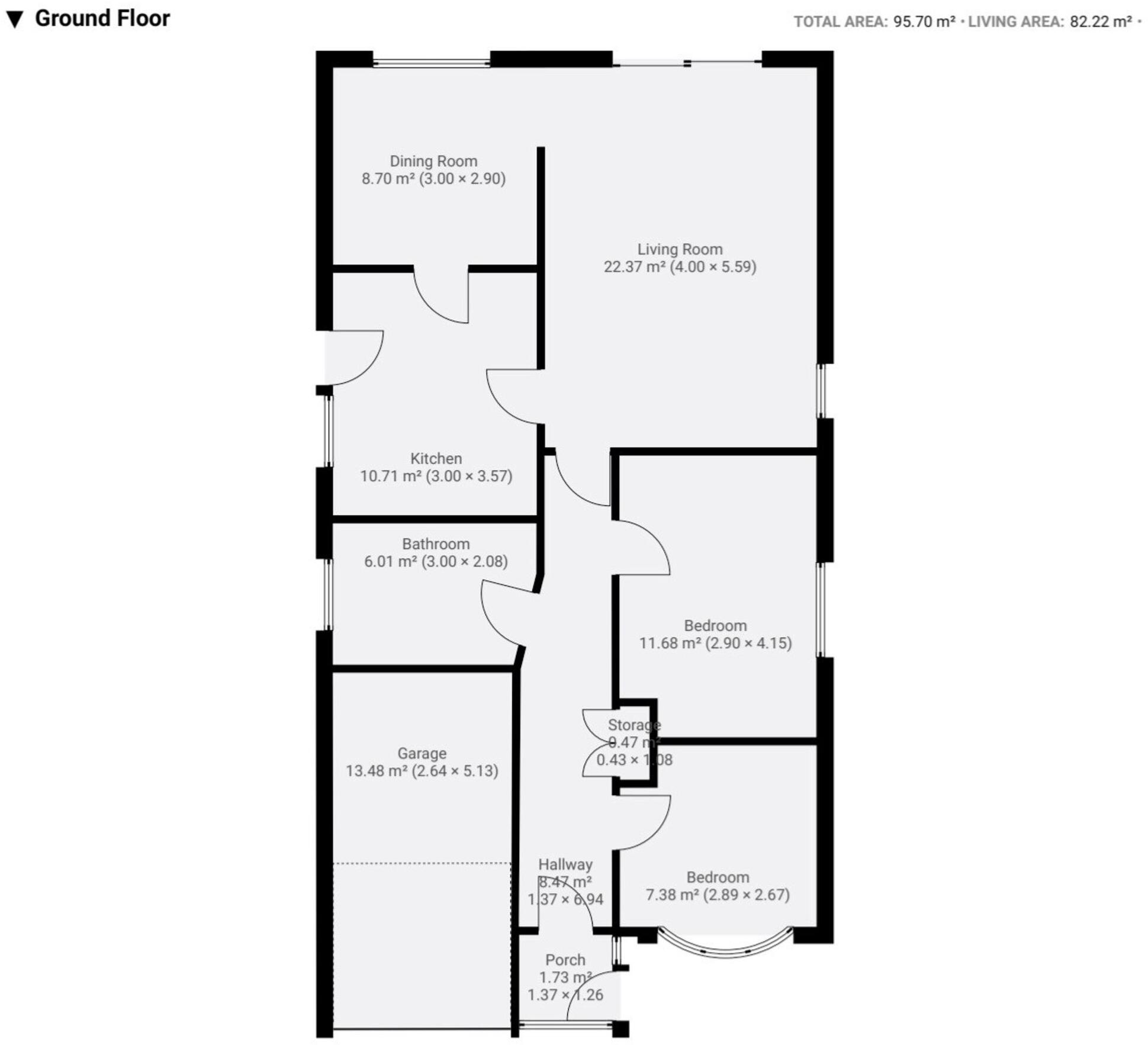 The Croft, Meriden, CV7 floorplan