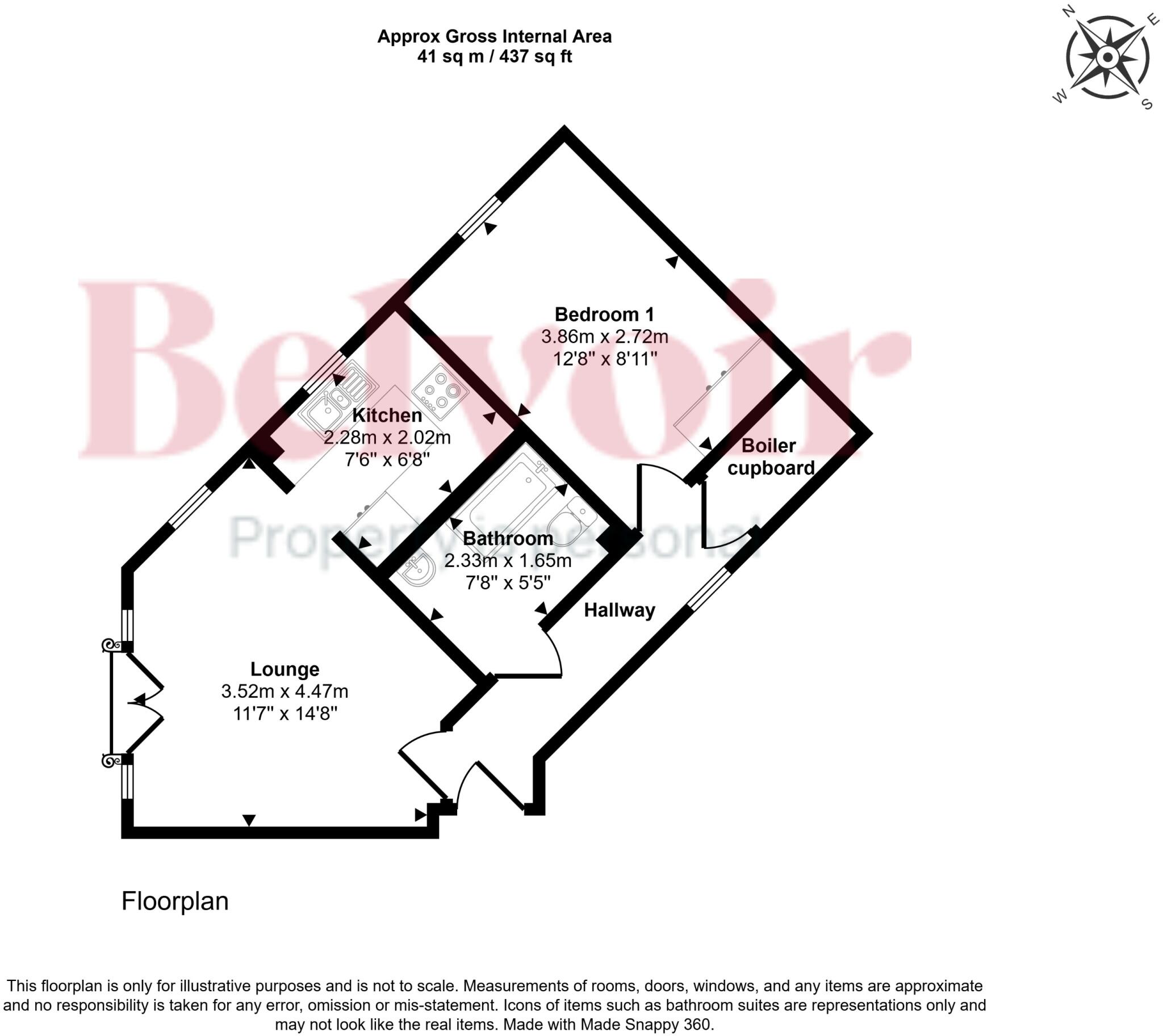 St Matthew's Gardens, Cambridge, Cambridge, CB1 floorplan