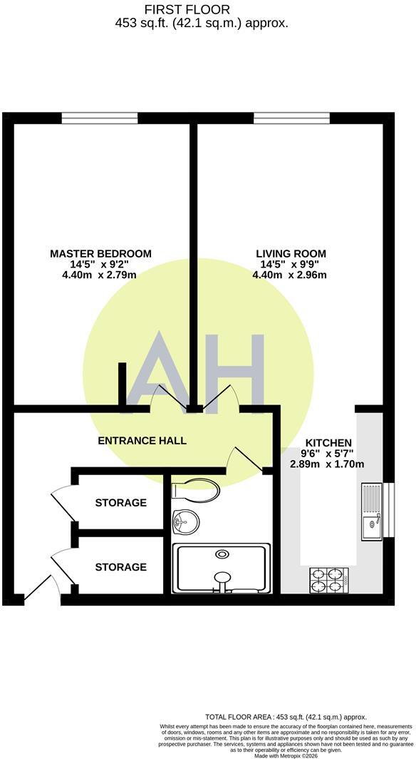 Alma Road, Sale floorplan
