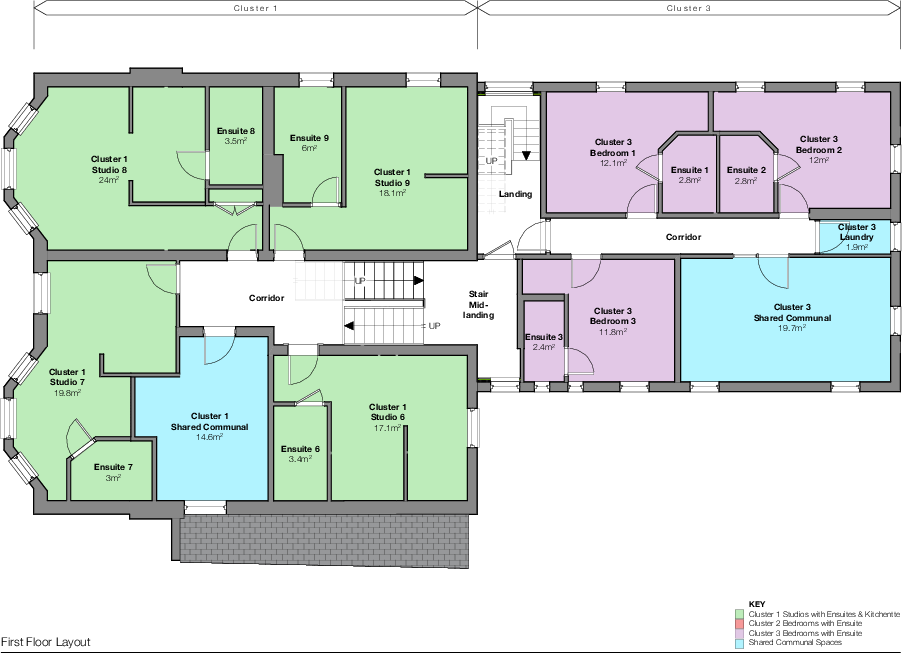 The Georgian, 24 Kenilworth Road, Leamington Spa, Warwickshire, CV32 floorplan