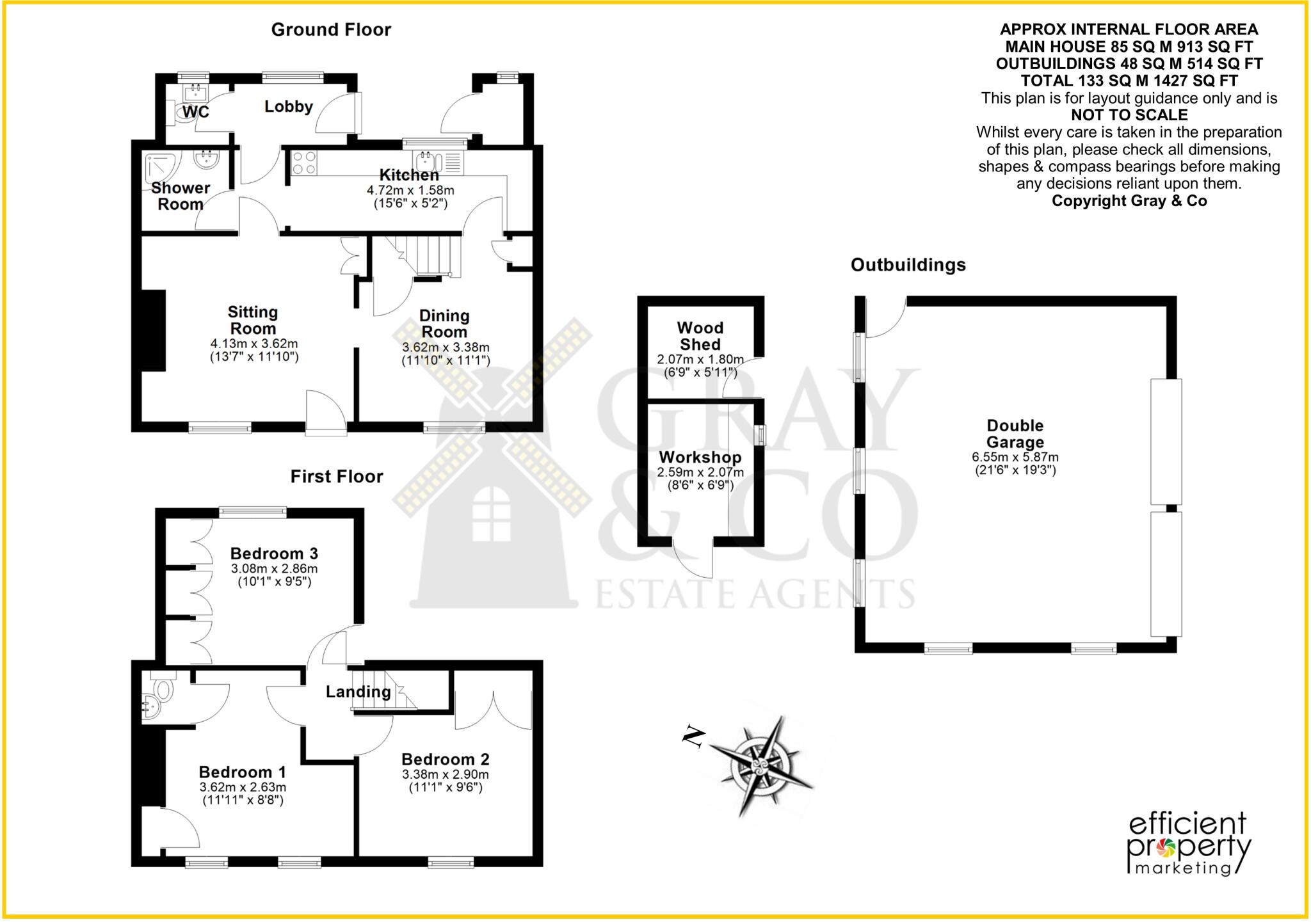 Sandhills, Braintree Road, Wethersfield, Essex floorplan