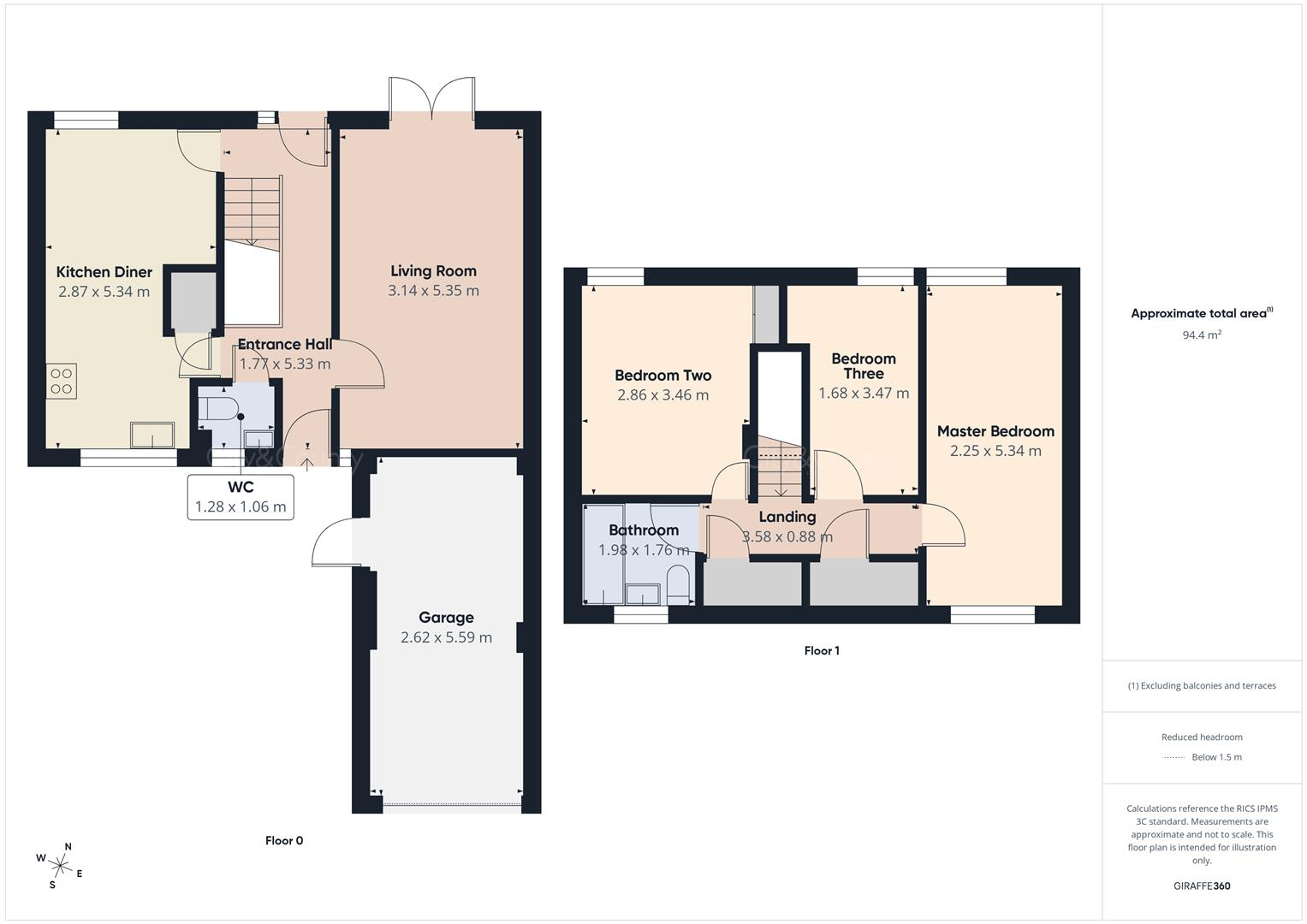 Oldbrook, Bretton, Peterborough floorplan
