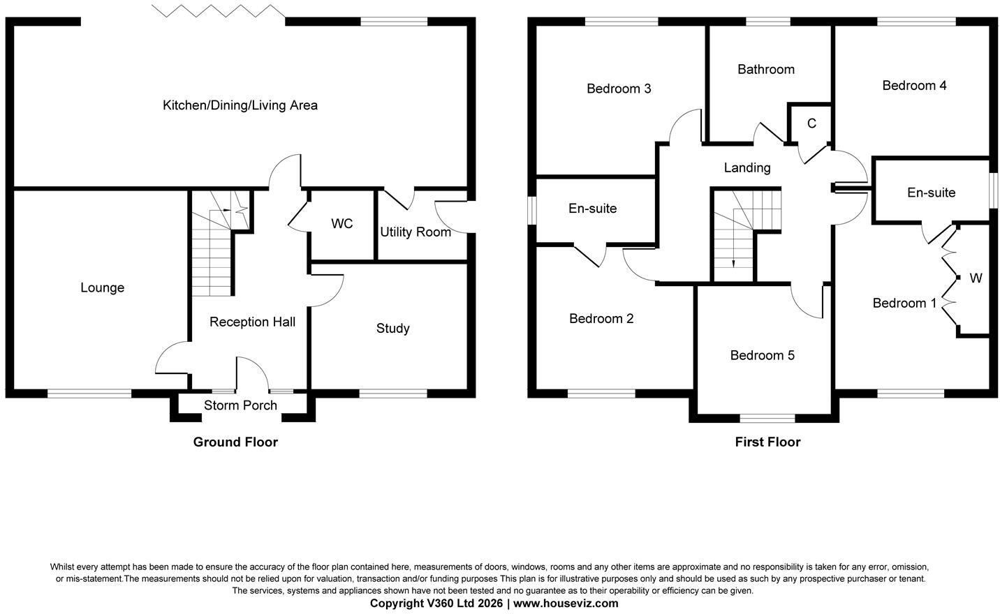 Bittern Way, Yarm floorplan