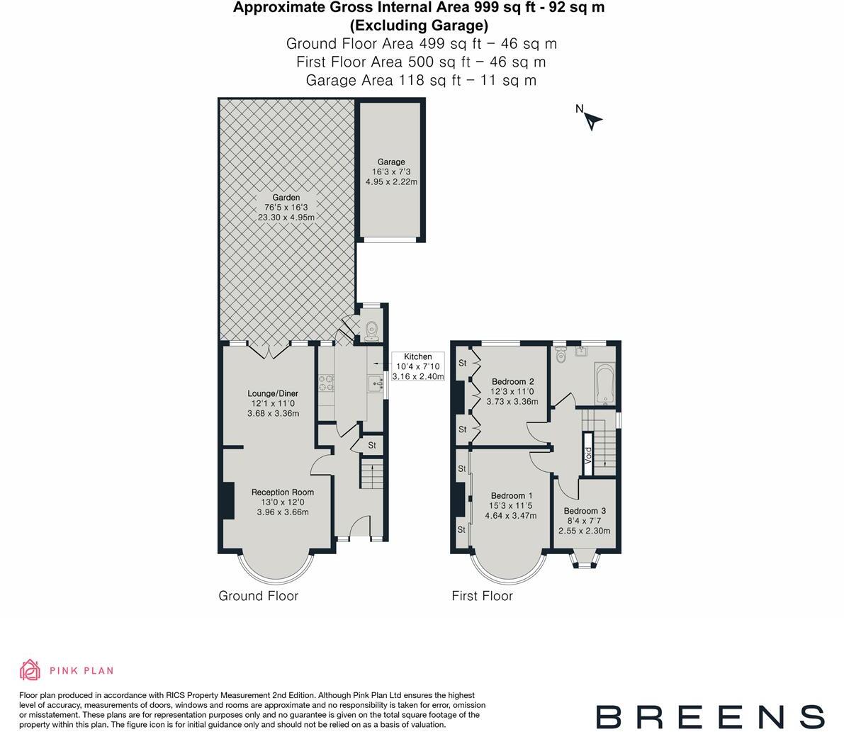 East View, Highams Park floorplan