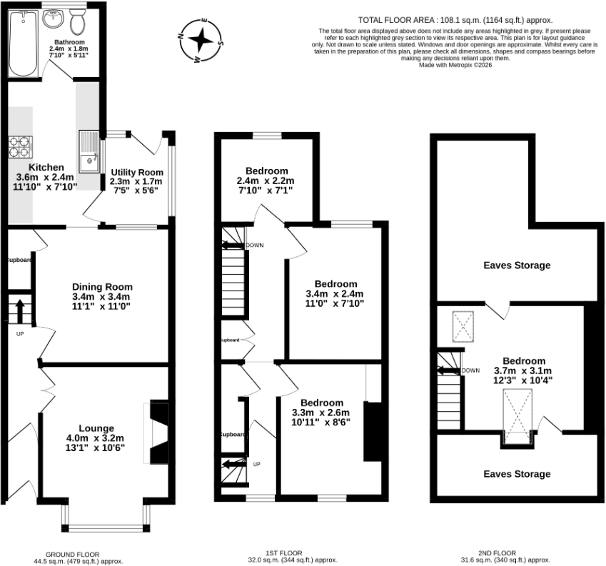 Woodford Avenue, Ramsgate, CT12 6RE floorplan