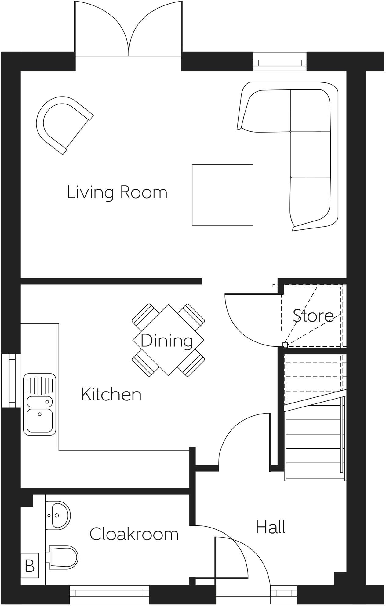 Main Street,
Newmains,
North Lanarkshire
ML2 9BG floorplan