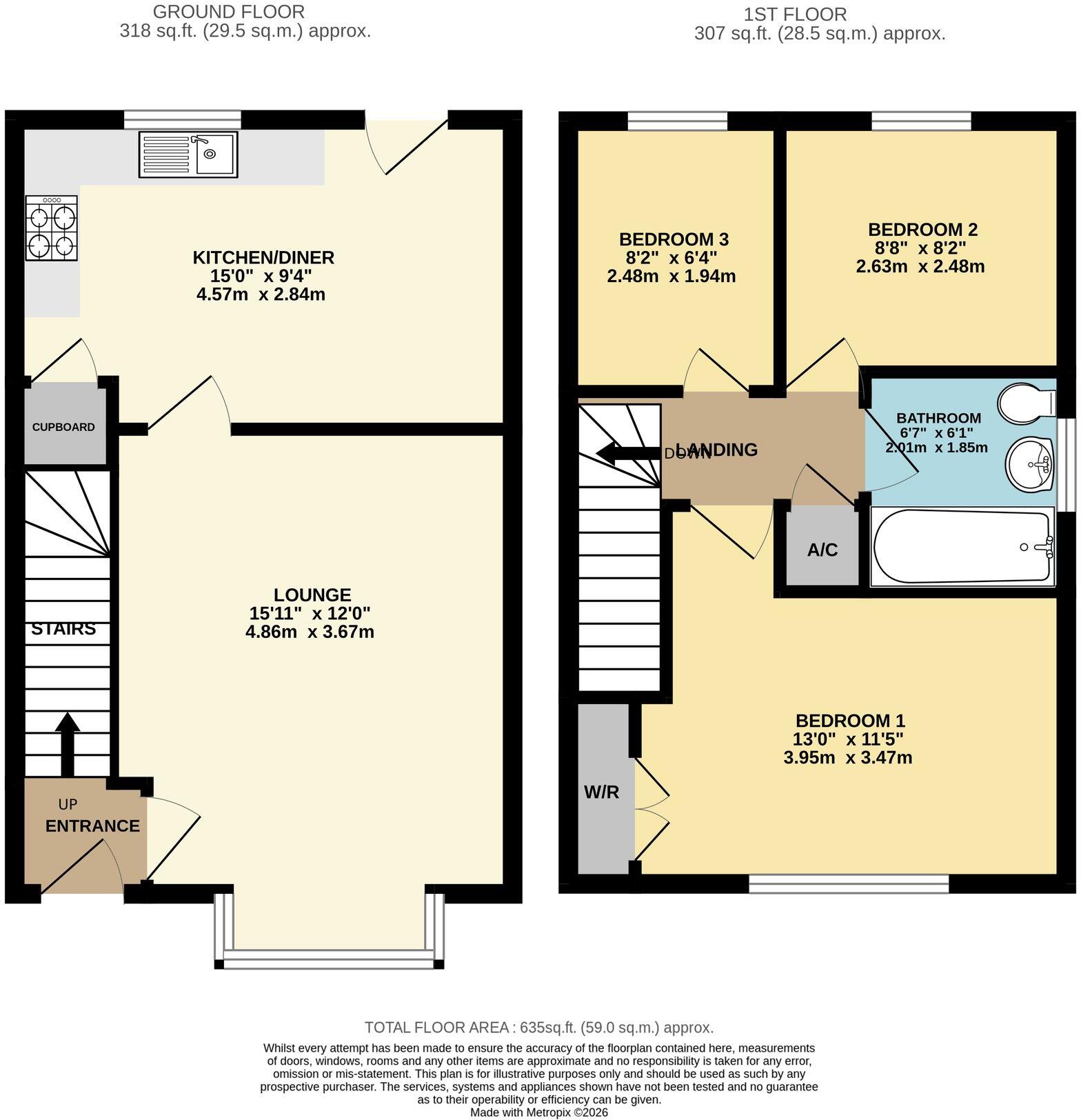 17, Whitebeam Close, The Rock, TF3 floorplan