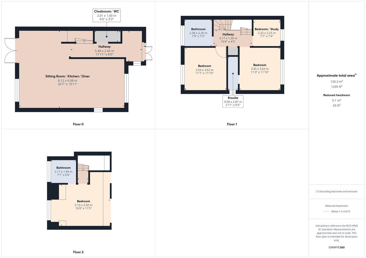 Davenham Close, Malvern, WR14 2TY floorplan