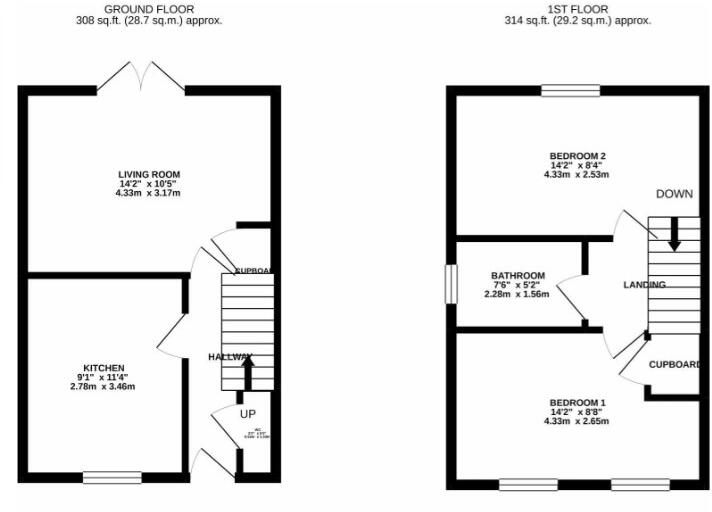 Oxford Place, Consett, County Durham, DH8 floorplan