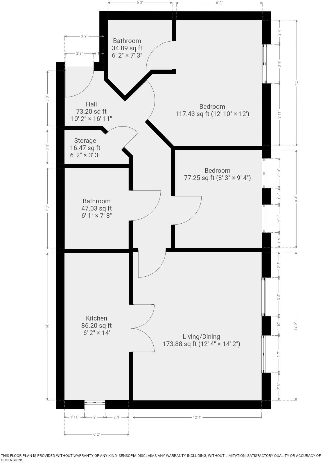 Lentworth Court, Liverpool, Merseyside, L17 floorplan