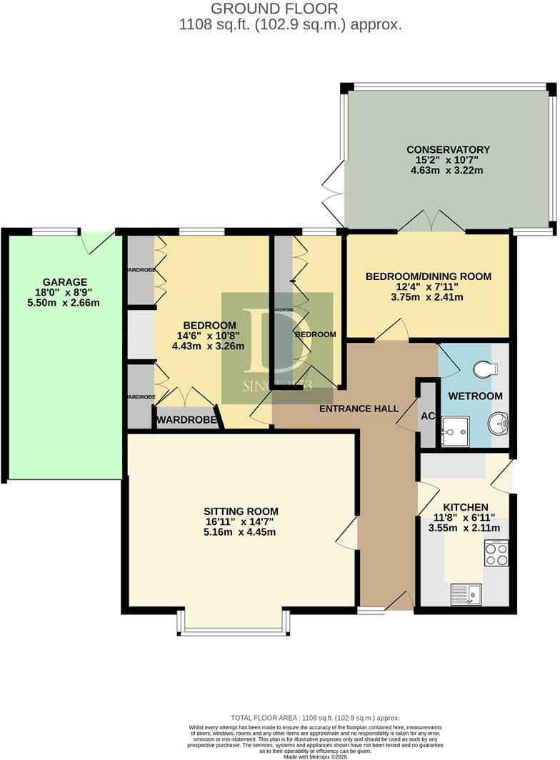 Oak Tree Way, Harleston floorplan
