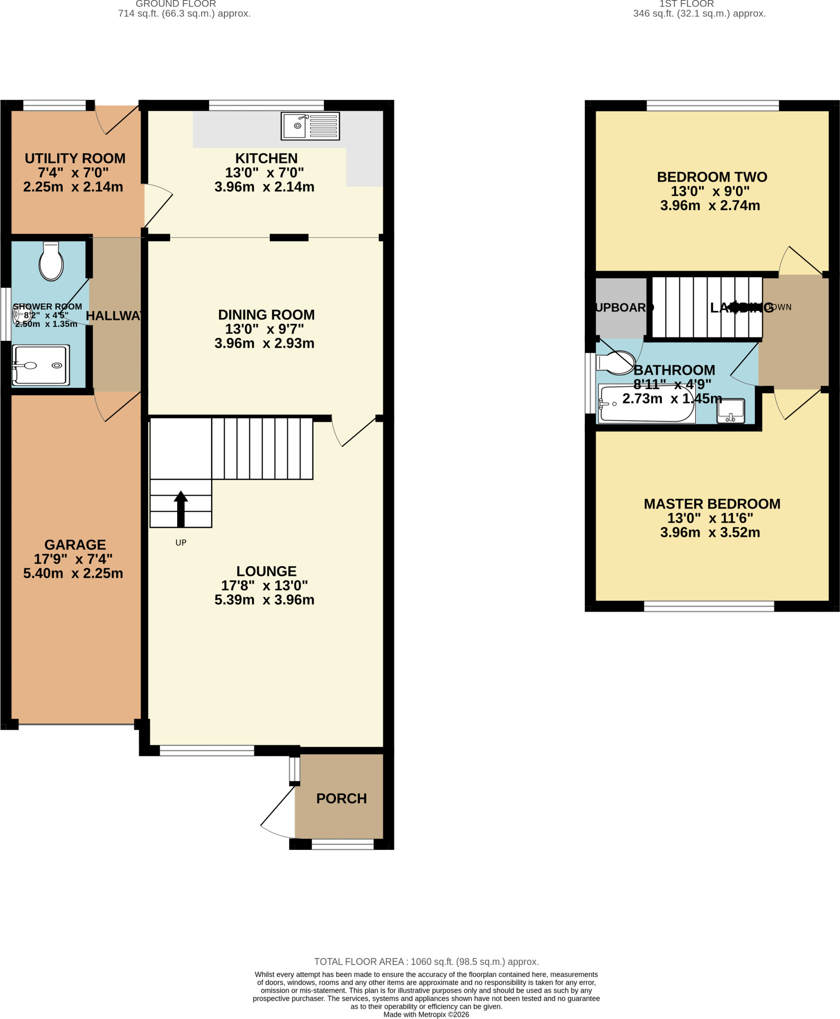 Noble Road, Hedge End, Southampton floorplan