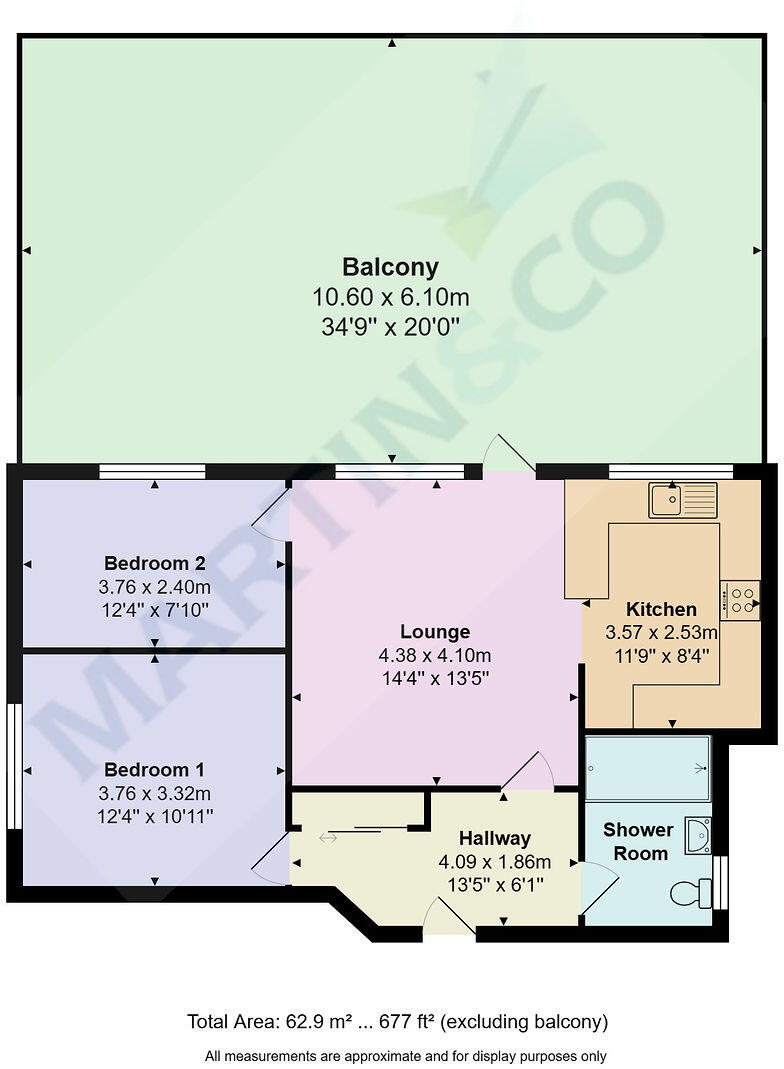 Maderia Road, Bournemouth floorplan