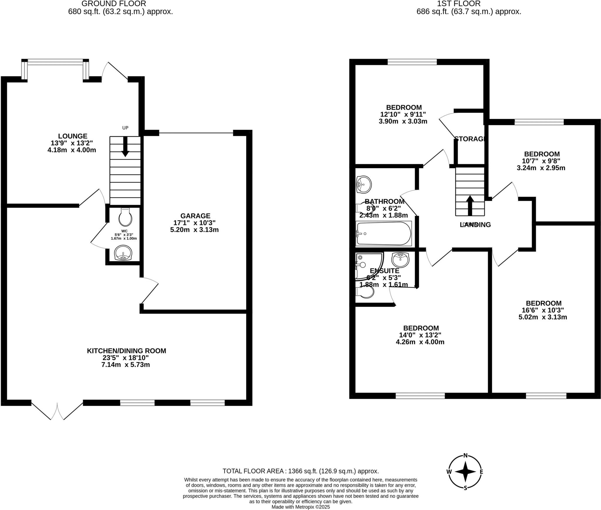 Hilltop Close, off Redwood Drive, Chorley floorplan