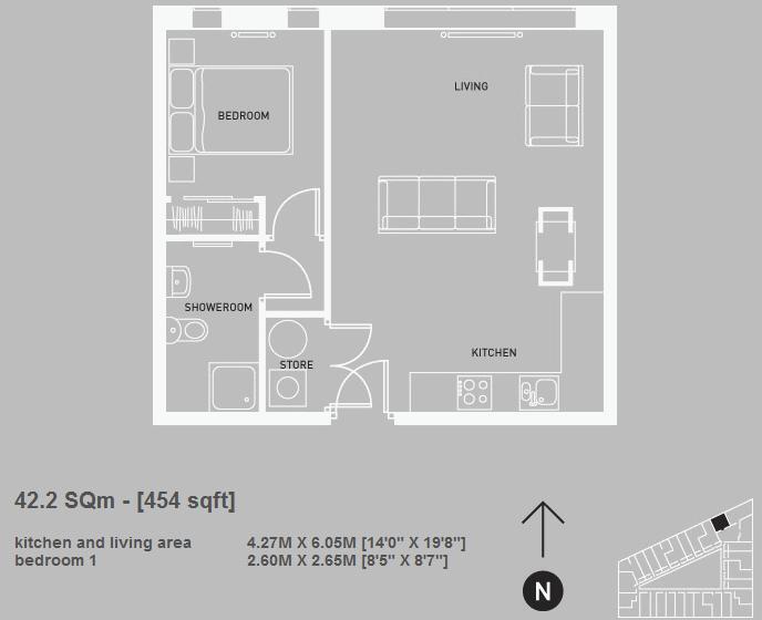Mann Island, Liverpool floorplan